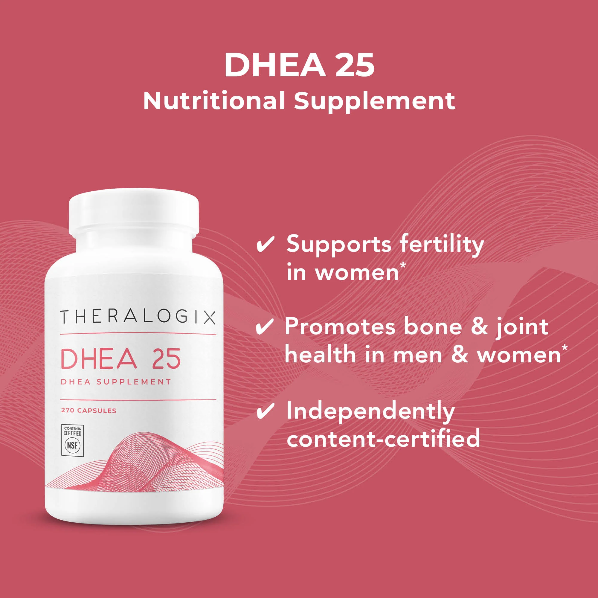 DHEA 25 Nutritional Supplement - Image 3